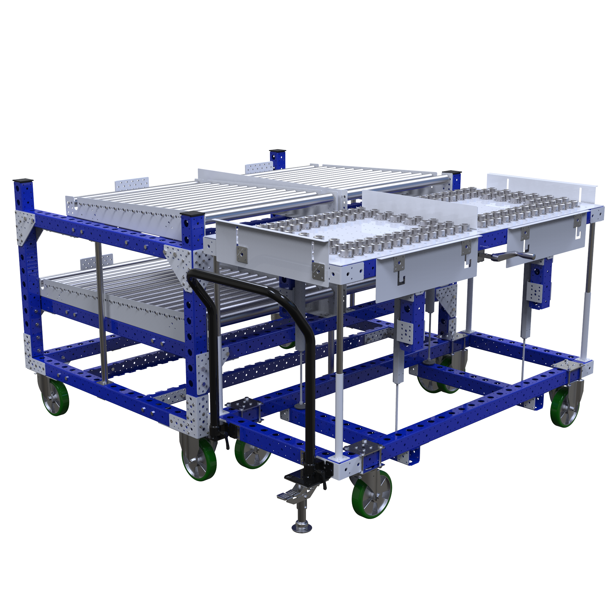 Carro con estante plano - 1820 x 770 mm