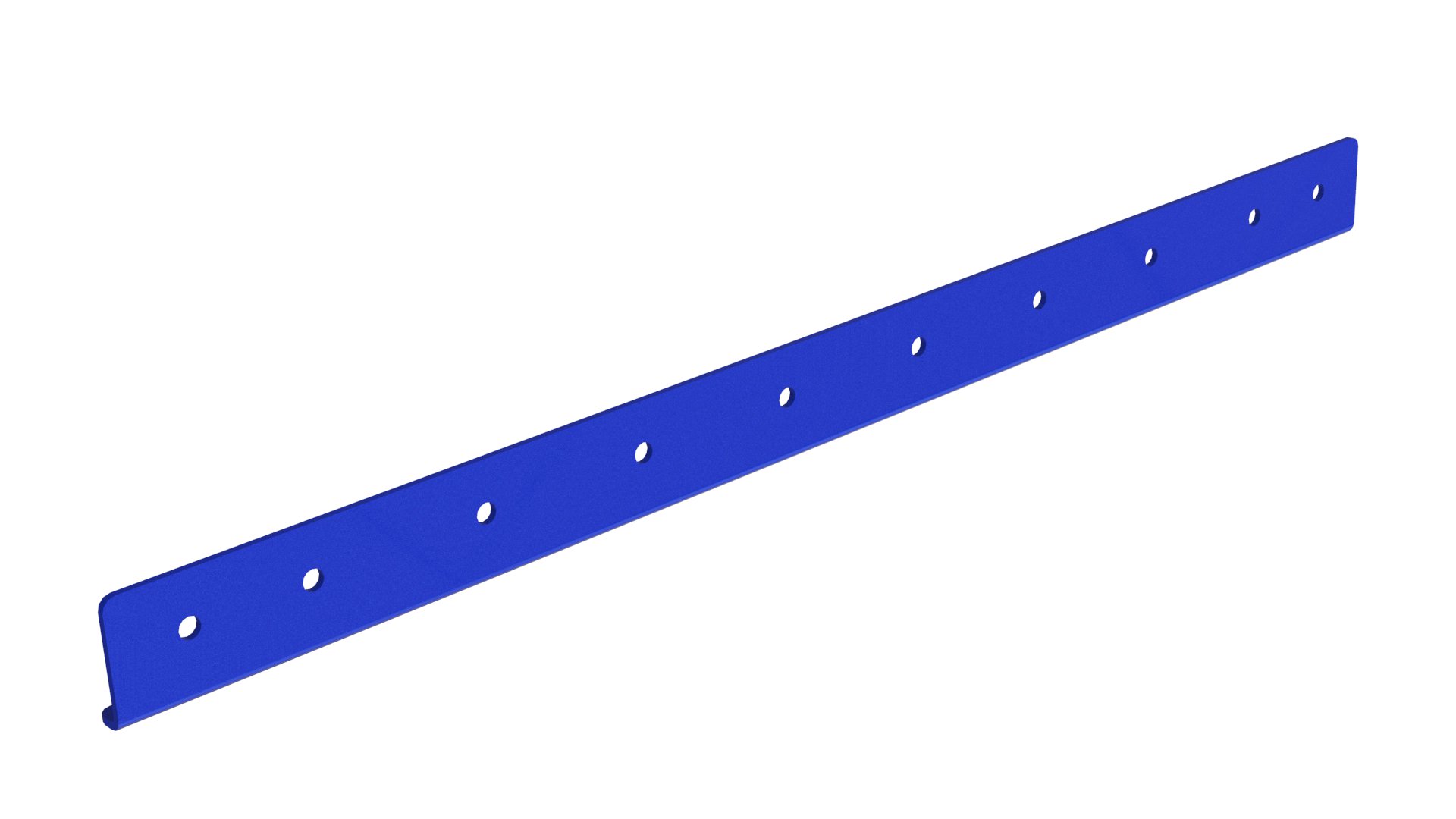 Angled plate for telescopic shelf – 639 mm
