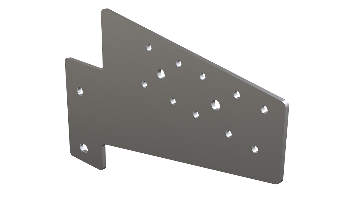 Angle support plate