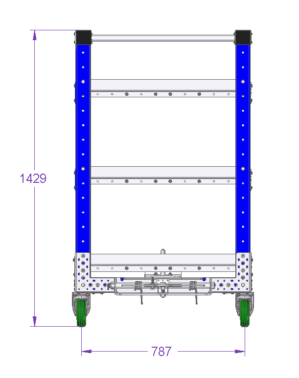 Shelf Cart - 63 x 33 inch