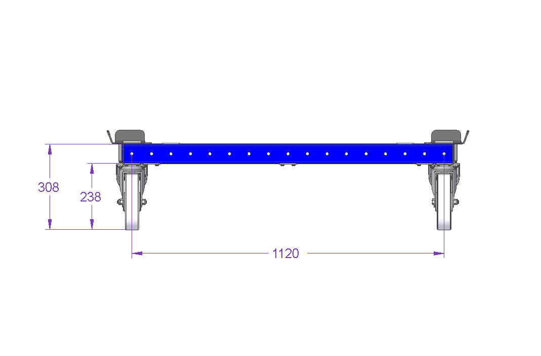 Pallet Trolley - 1680 x 1260 mm
