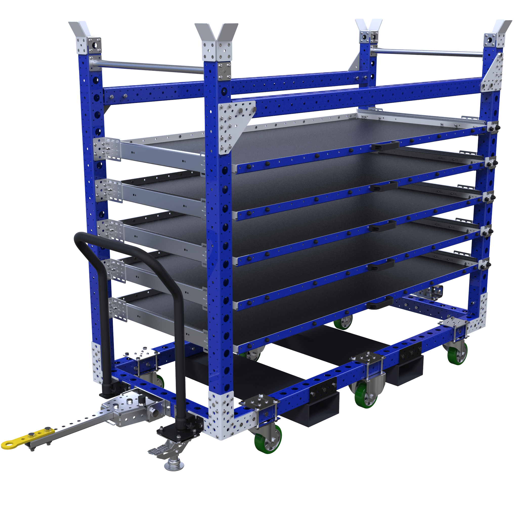 Carro con repisas extensibles - 1890x840 mm