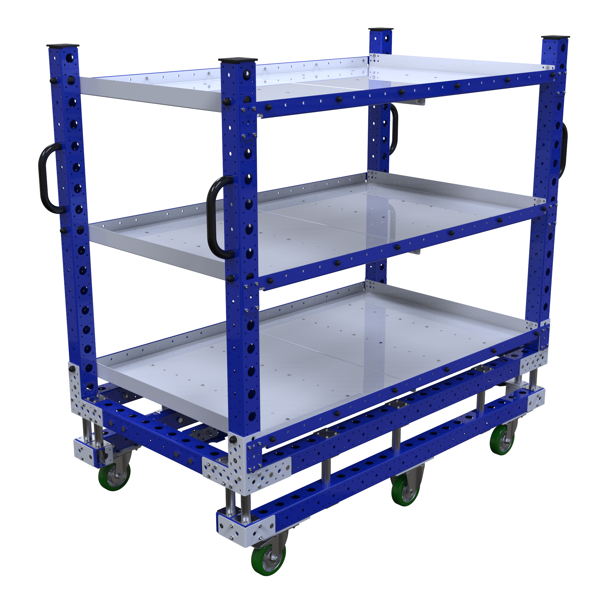 Carro con estante plano - 1610 x 910 mm