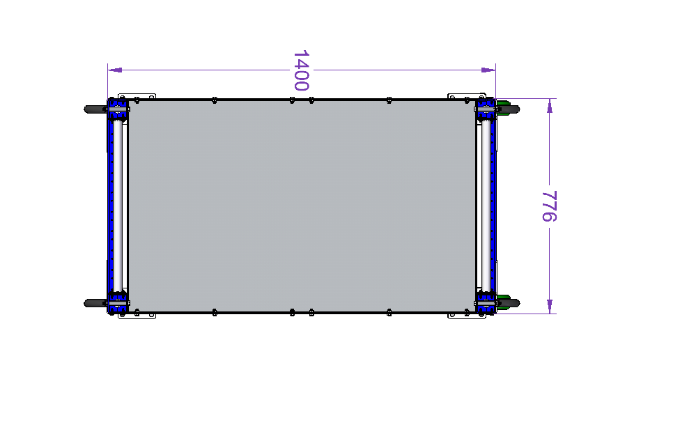 Shelf Cart for Totes 55 x 30.5 inch