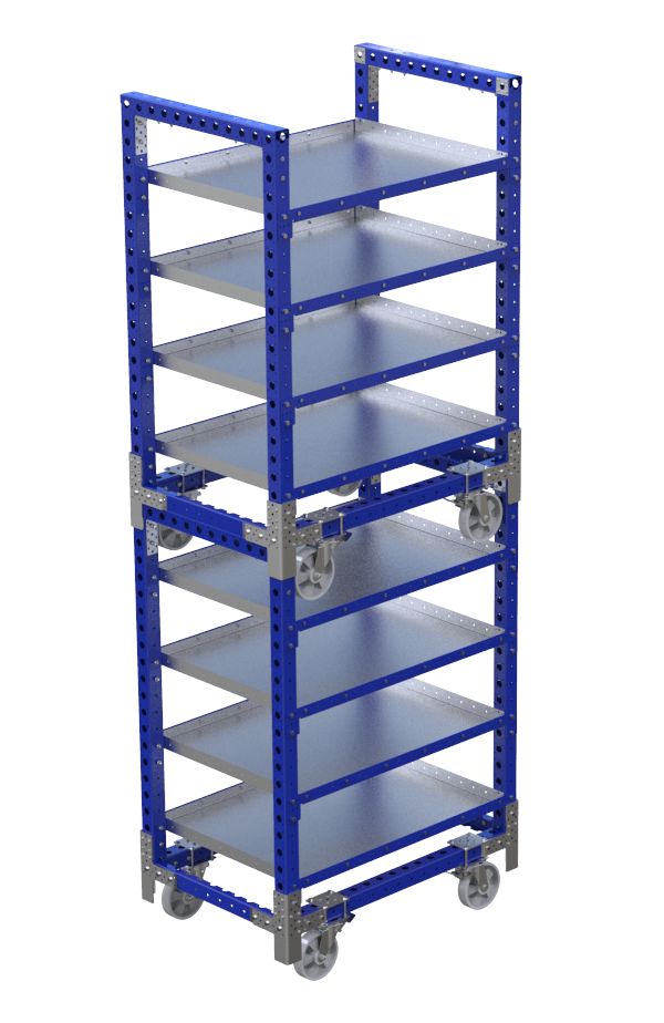 Stackable Shelf Carts For B-Frame