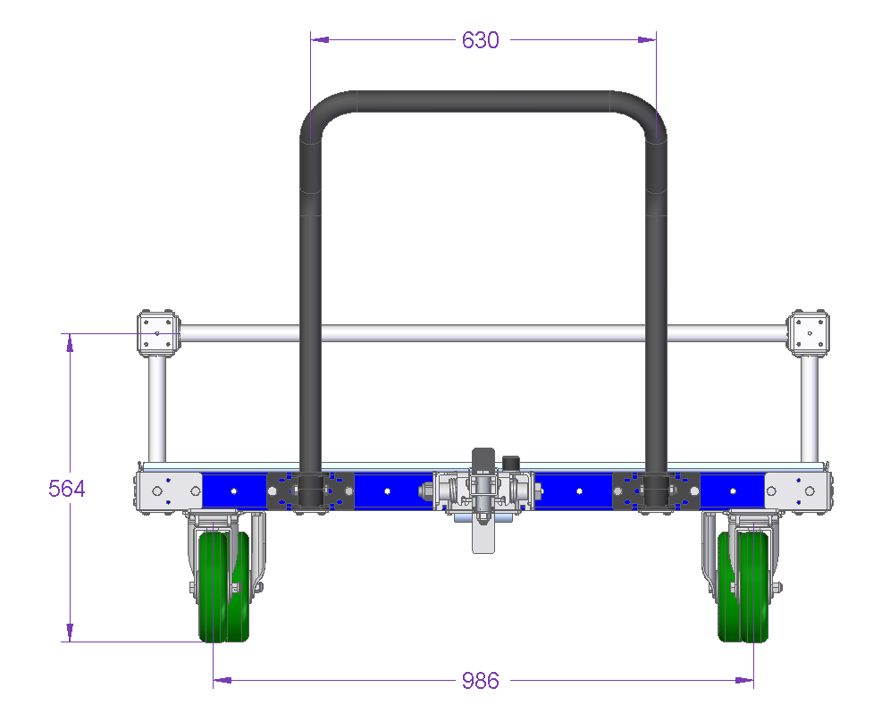Kit Cart For Cylinder Blocks - 1260 x 1260 mm