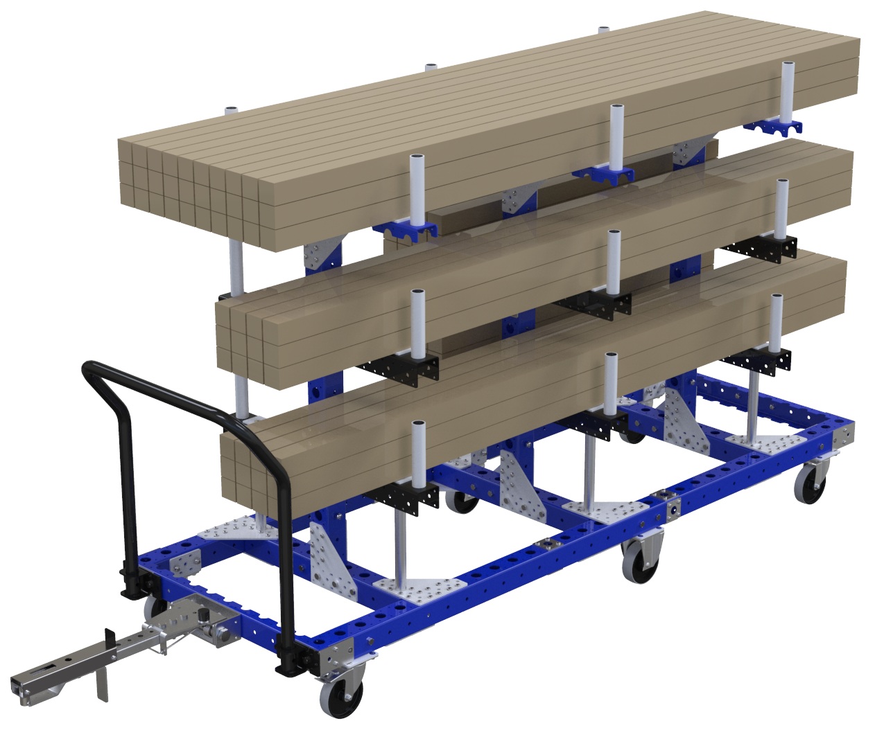 Modular & industrial material handling kit cart by FlexQube