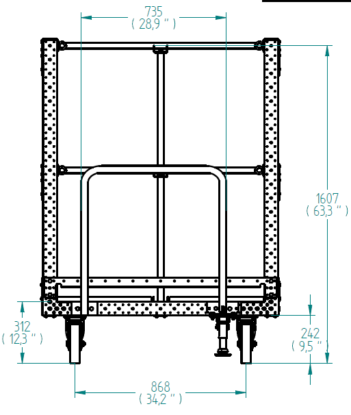 Kit-Wagen – 1190 × 980 mm