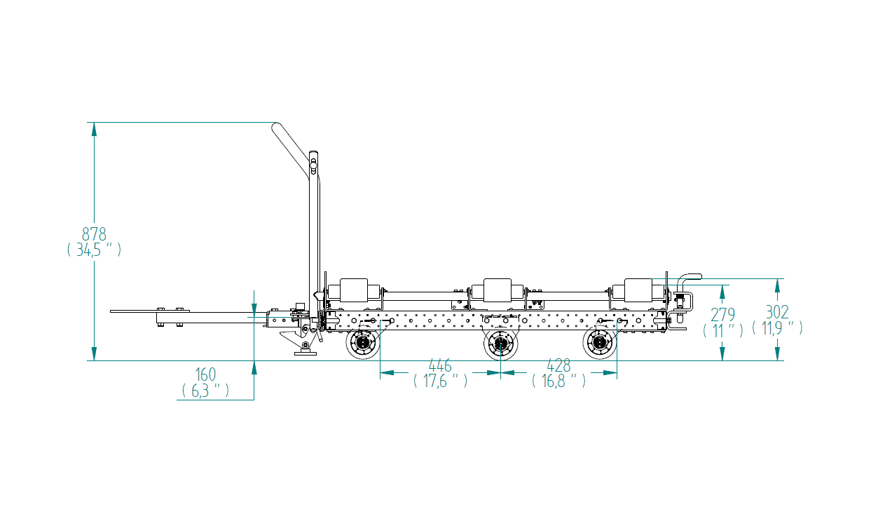 Tugger Roller Cart - 1120 x 1260 mm