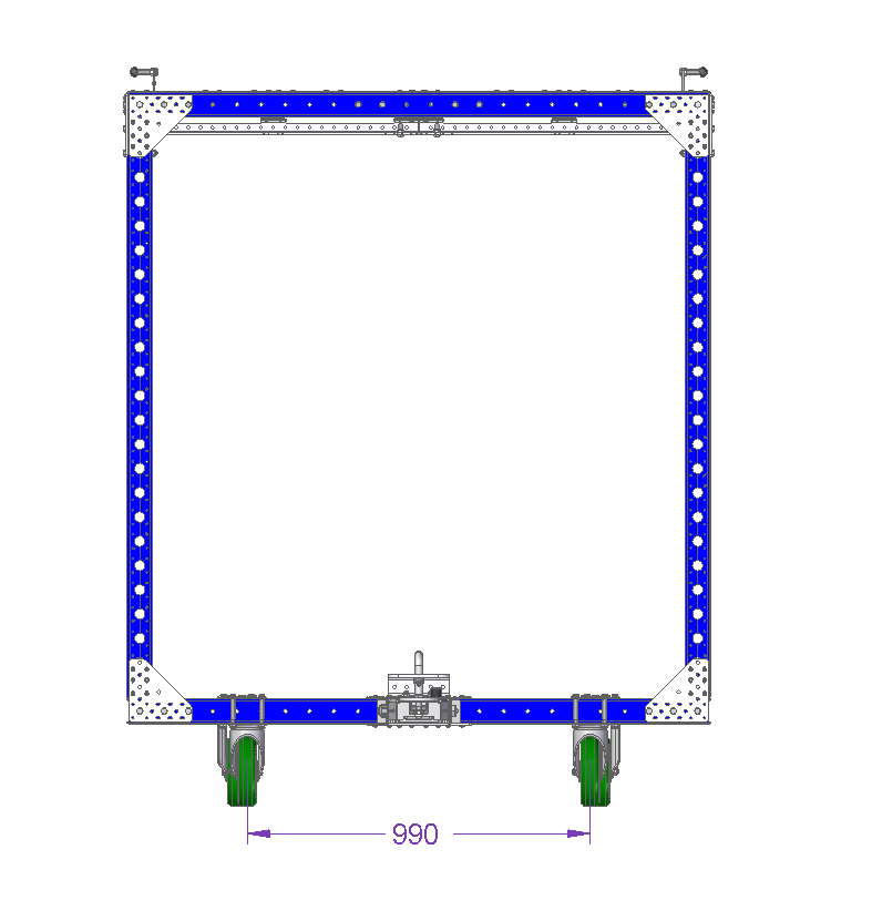 Carro madre 2 en 1 - 1680 x 1680 mm