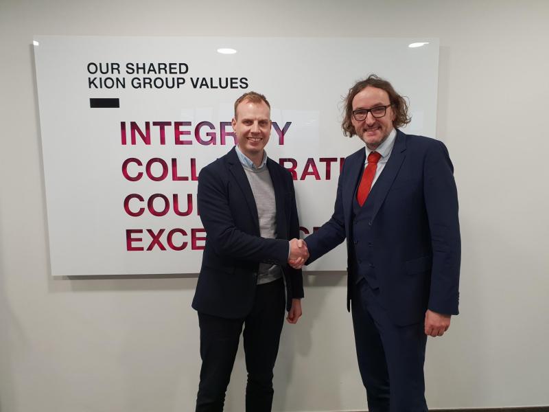 CEO Anders Fogelberg with LiftRunner CEO