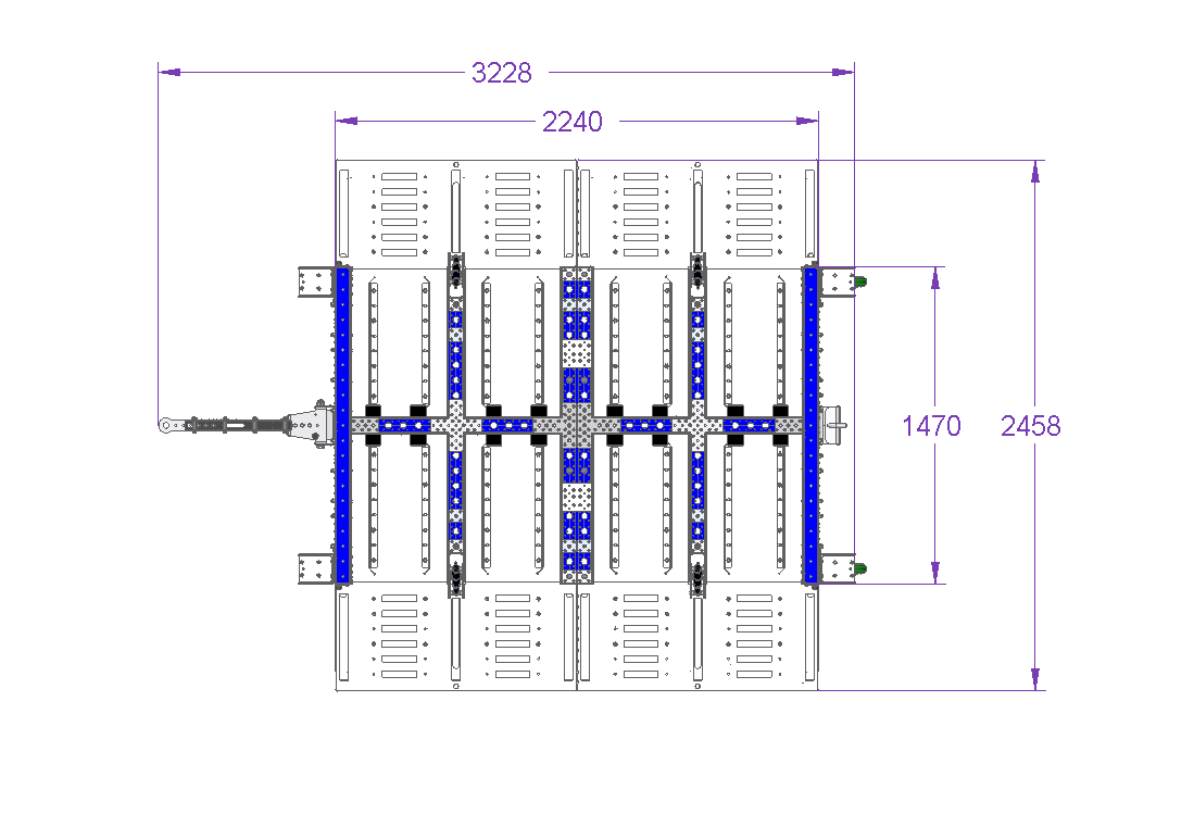 Mother Daughter System for Dollies – 2240 x 1470 mm