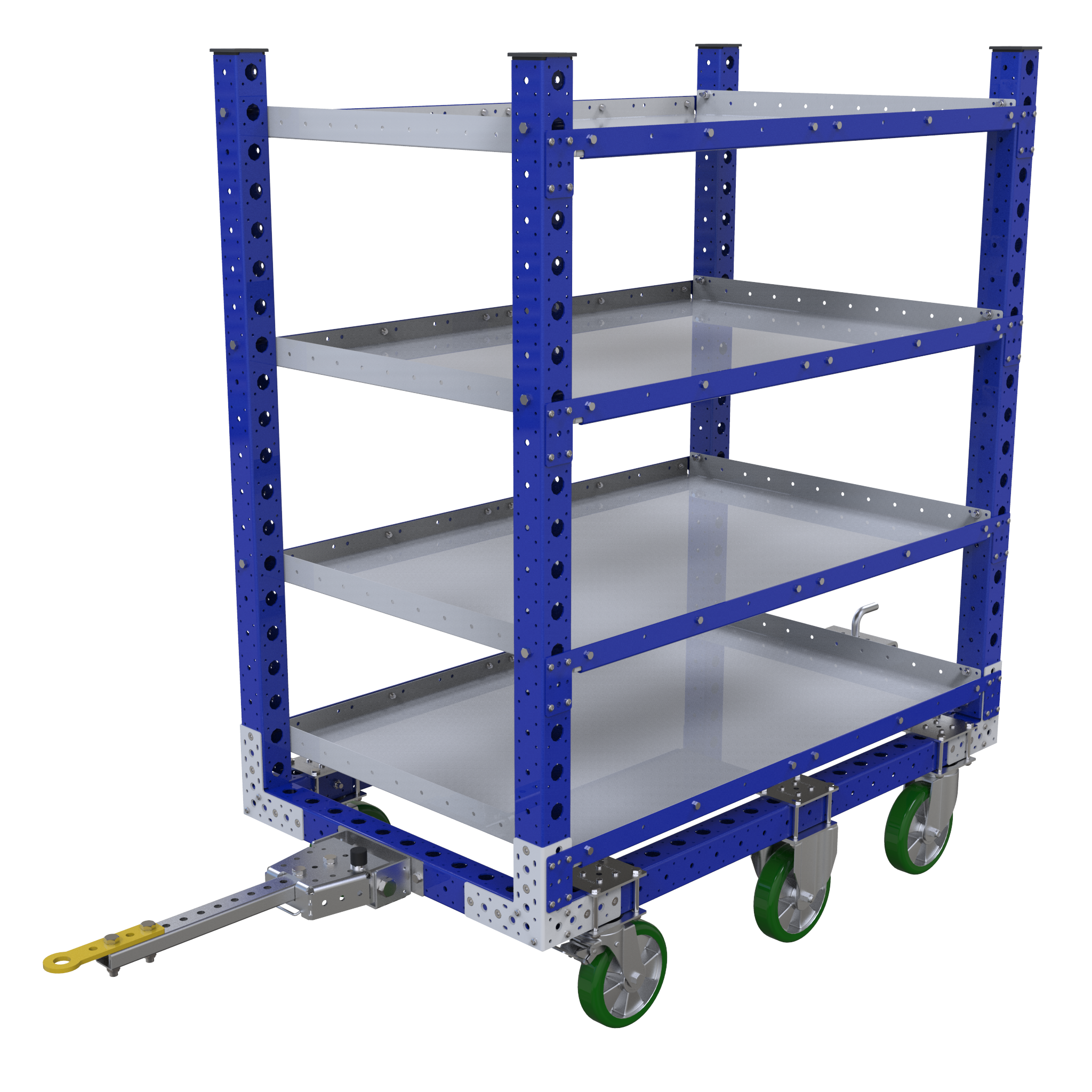 Carro con estantes - 840 x 1400 mm