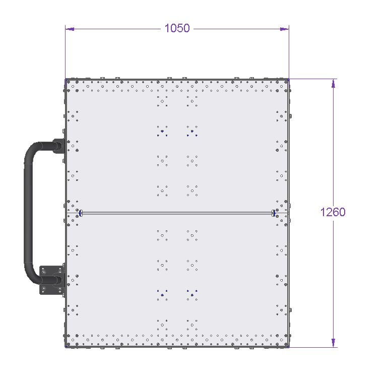 E-Frame Pallet Cart – 1050 x 1260 mm