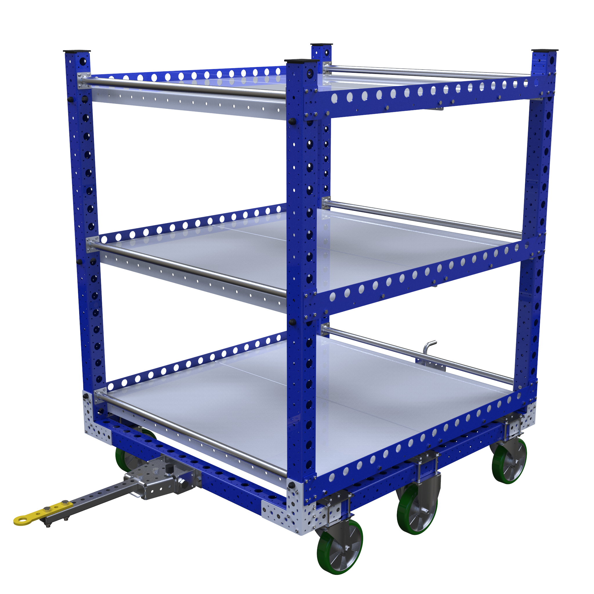 Carro remolcador de estante plano - 1400 x 1260 mm