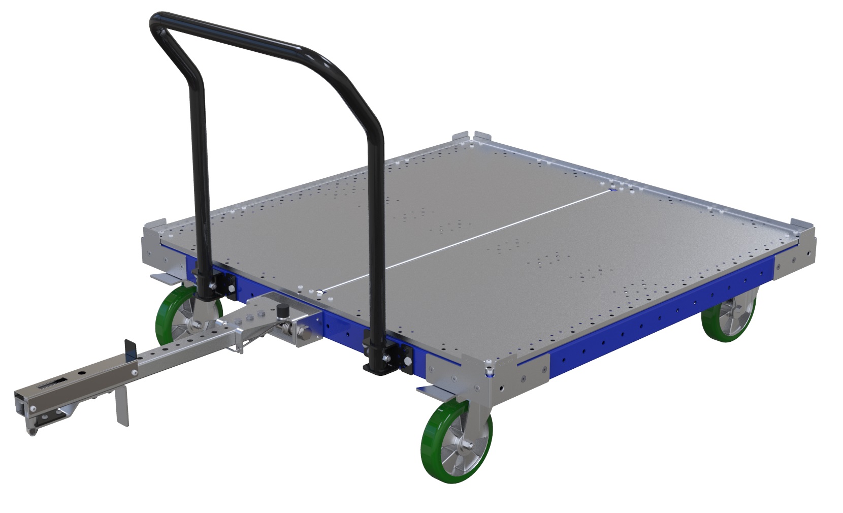 Flachdeck-Zugwagen 50 × 50 Zoll
