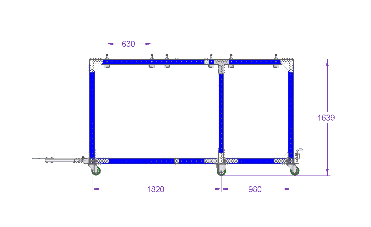 Mother Cart 3 in 1 – 1540 x 2870 mm
