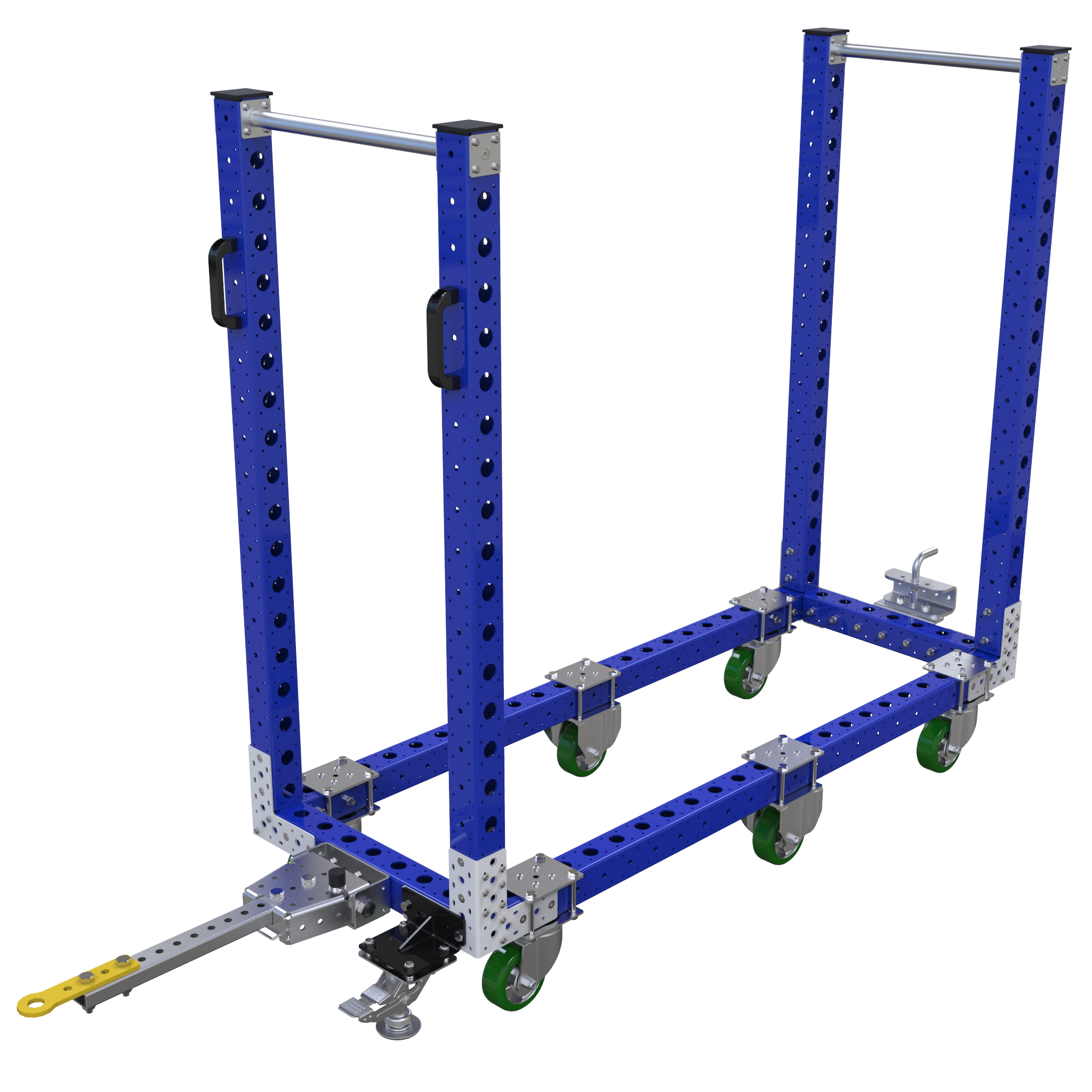 Carro con repisas planas - 630 x 1680 mm