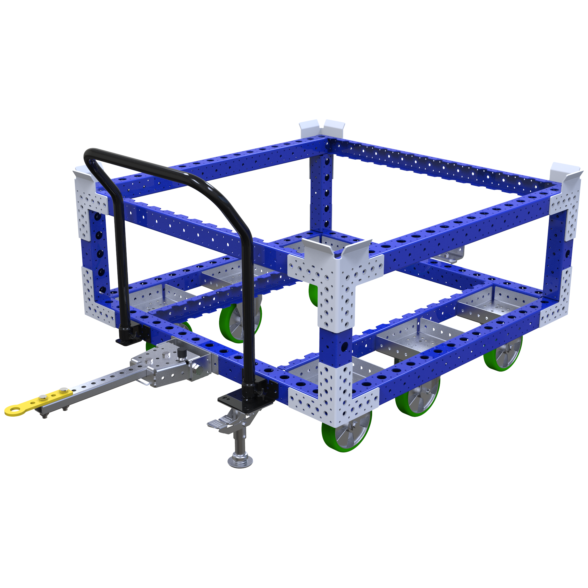 Raised Tugger Pallet Cart - 1260 x 1260 mm