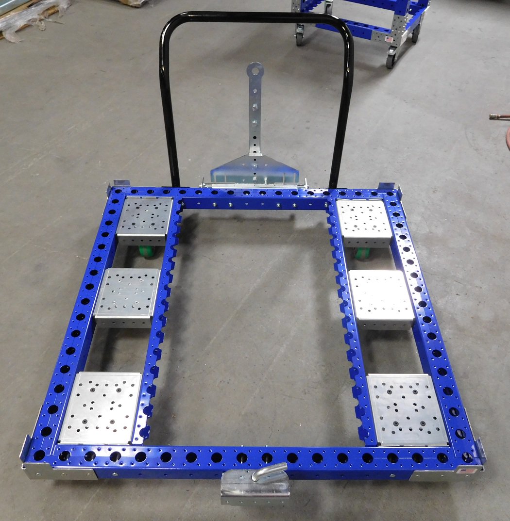 Modular & industrial material handling cart by FlexQube