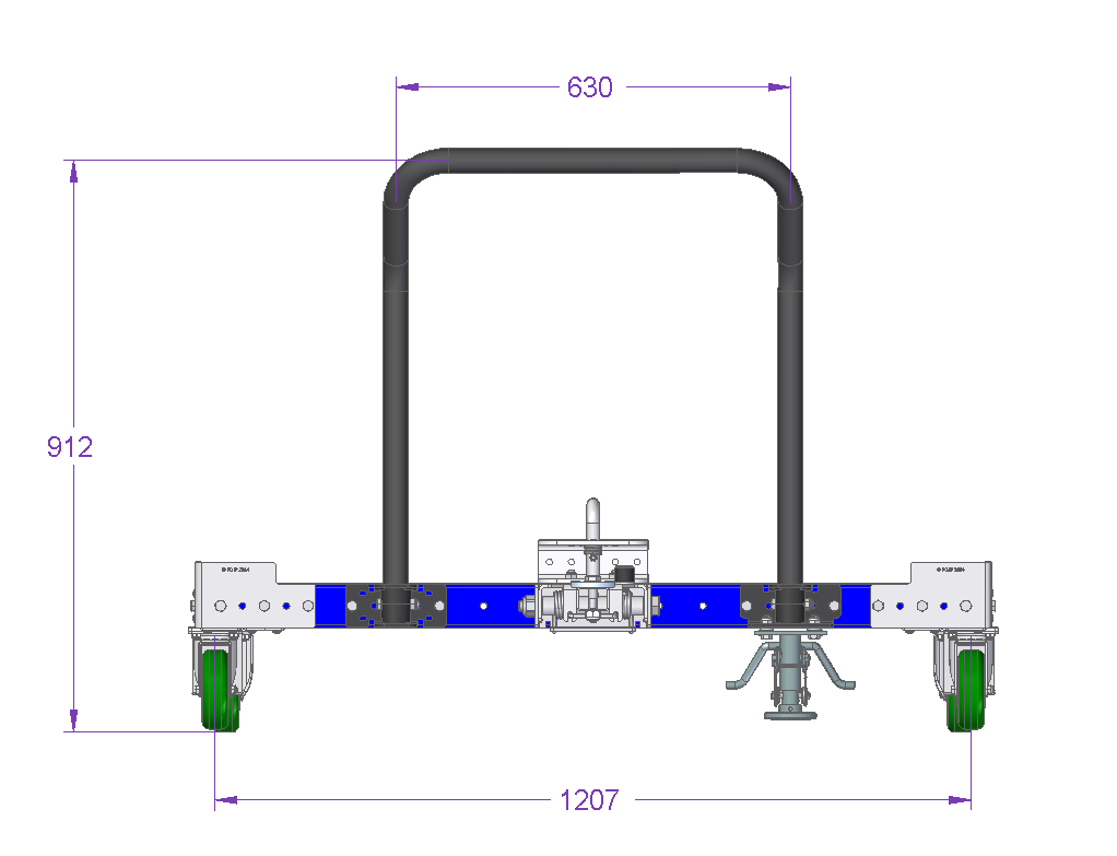 Tugger cart – 2030 x 1260 mm