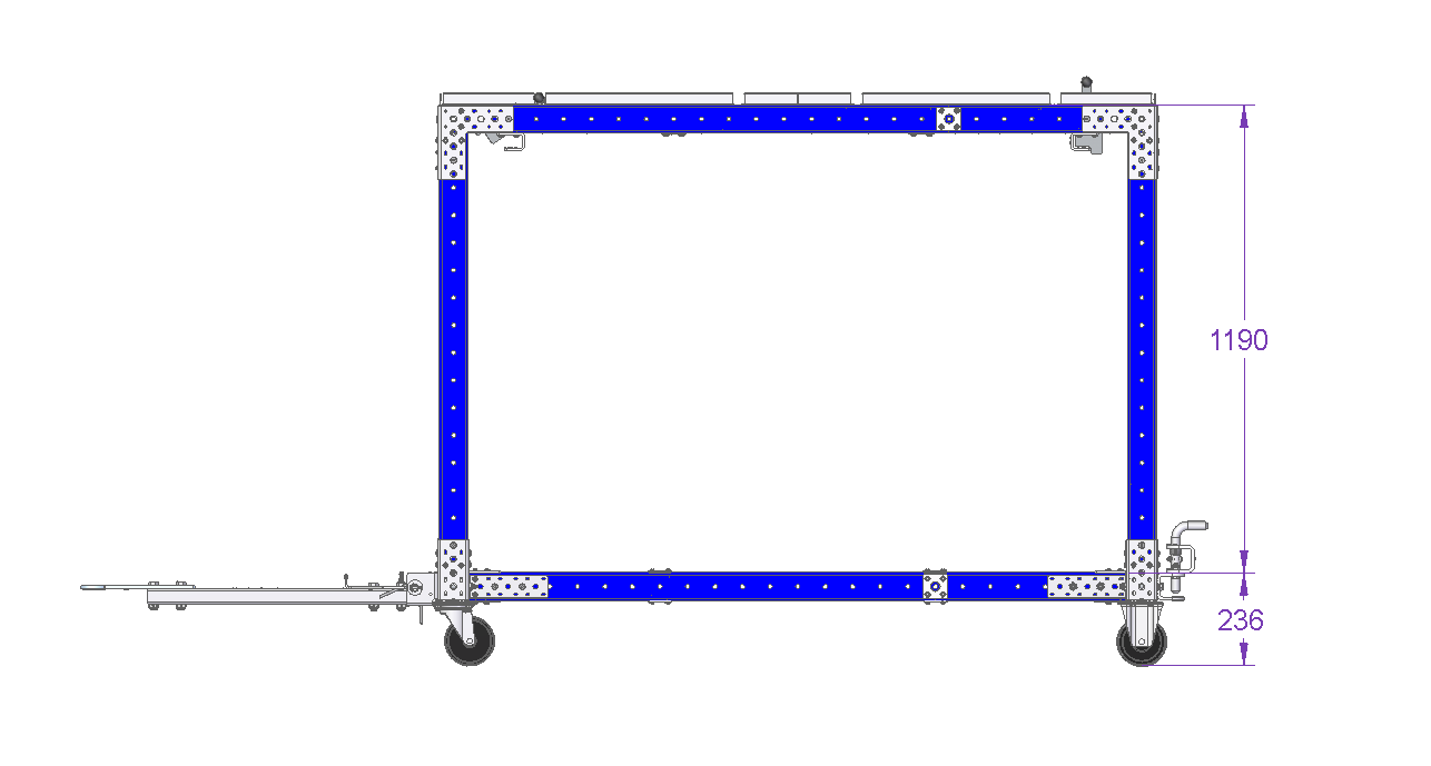 Mother cart, 2 in 1 – 1260 x 1820 mm