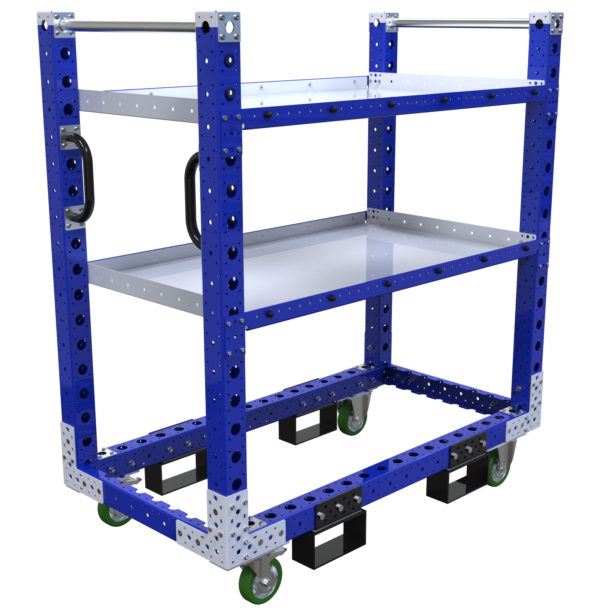 Carro con estante plano – 1330 x 700 mm