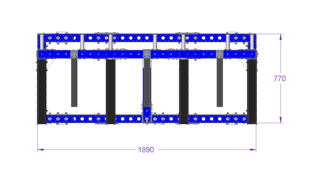 Carro para colgar - 1890 x 770 mm
