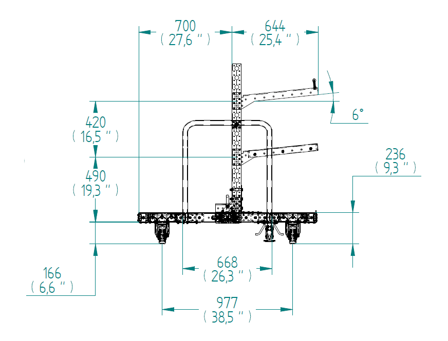 Kit Cart - 1330 x 3920 mm