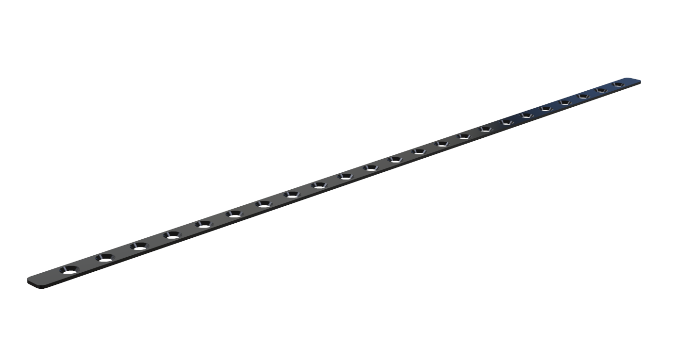 Plastic list – 840 x 22 mm