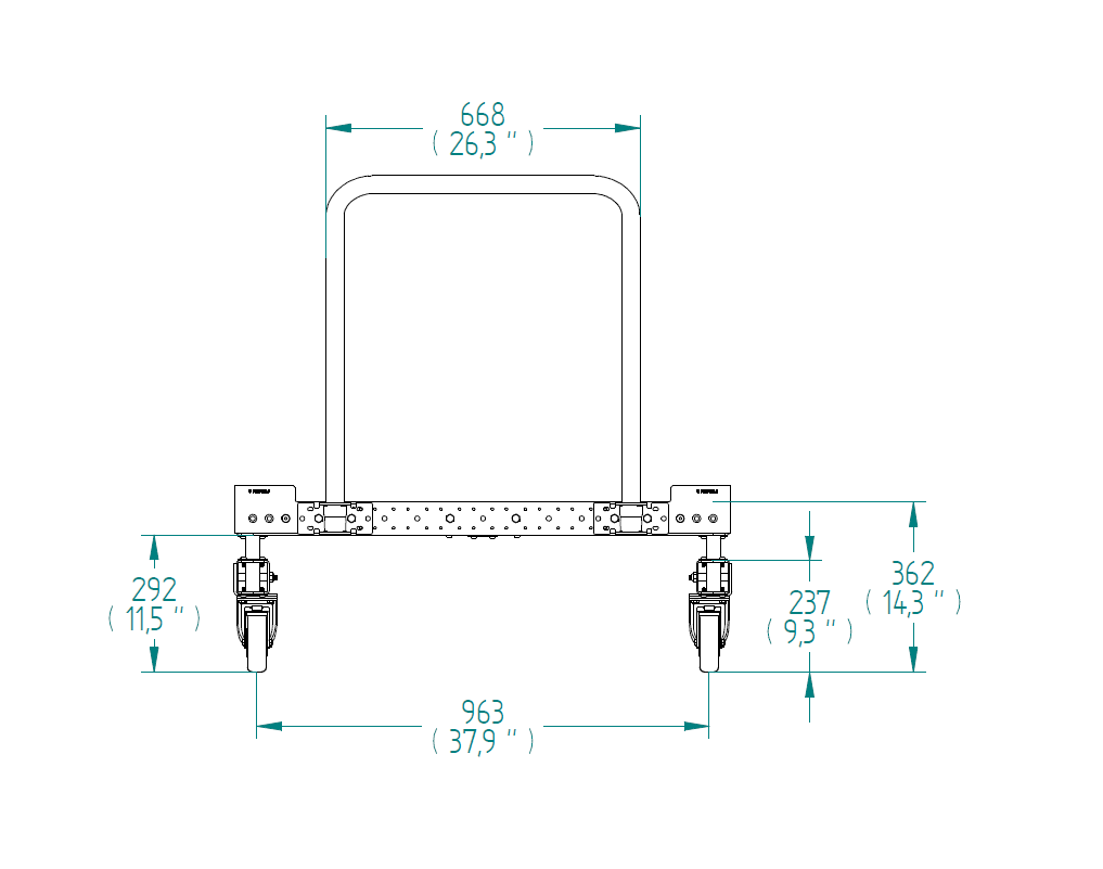 Palettenwagen – 1050 × 1260 mm