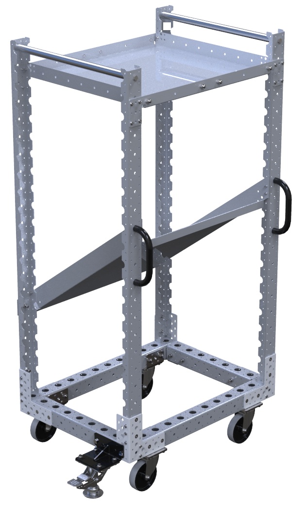 Carrito industrial modular para el manejo de materiales de FlexQube