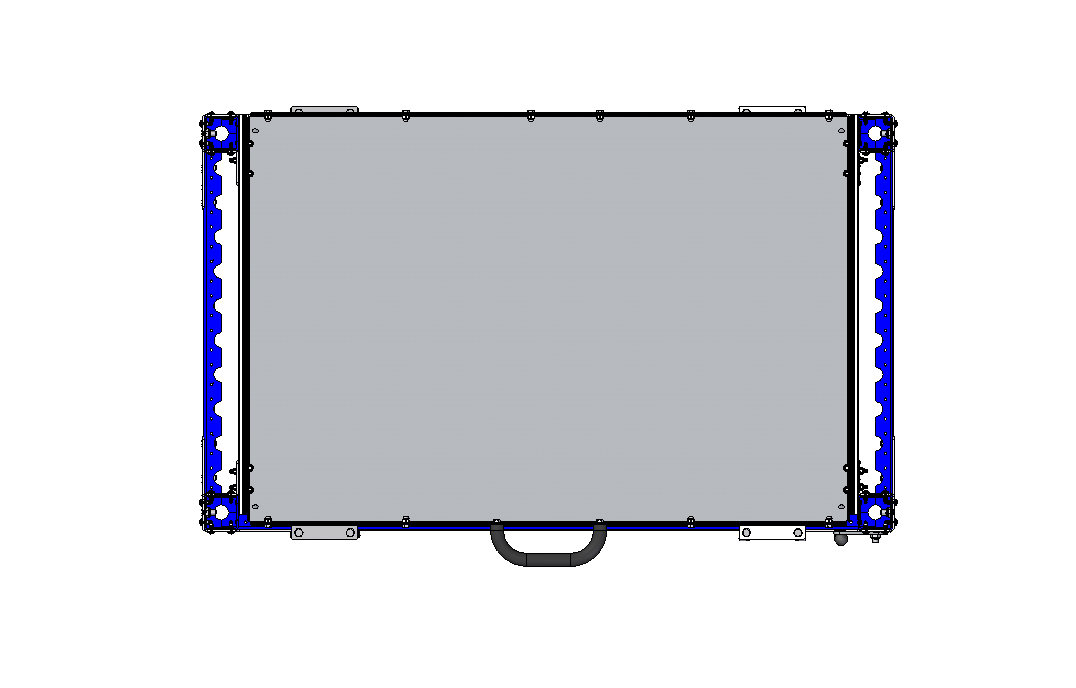 Carro de estantes con cajones extensibles de 1400 mm x 840 mm