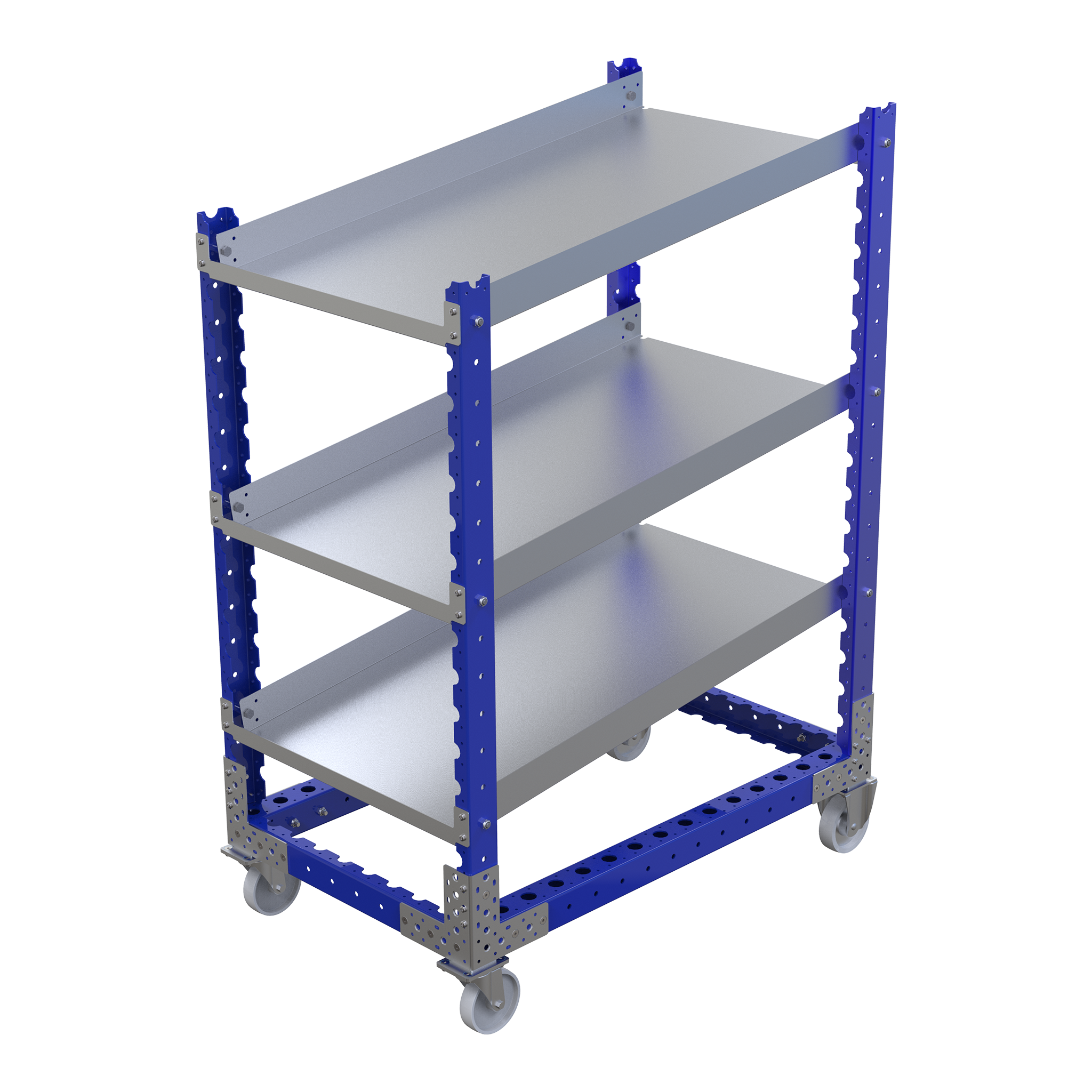 Abgewinkelter Regalwagen 44 x 24 Zoll