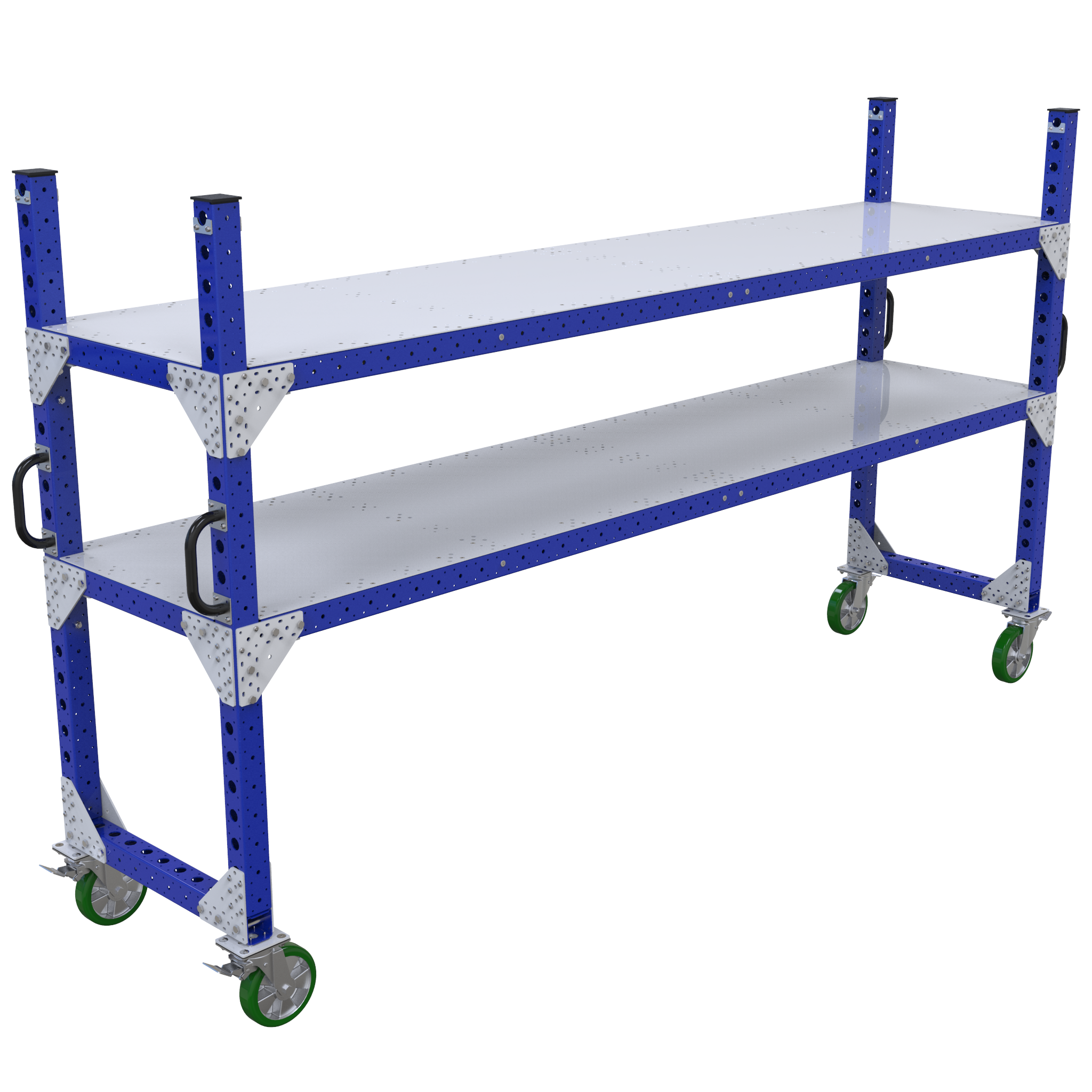 Carro con repisas planas - 770 x 3360 mm