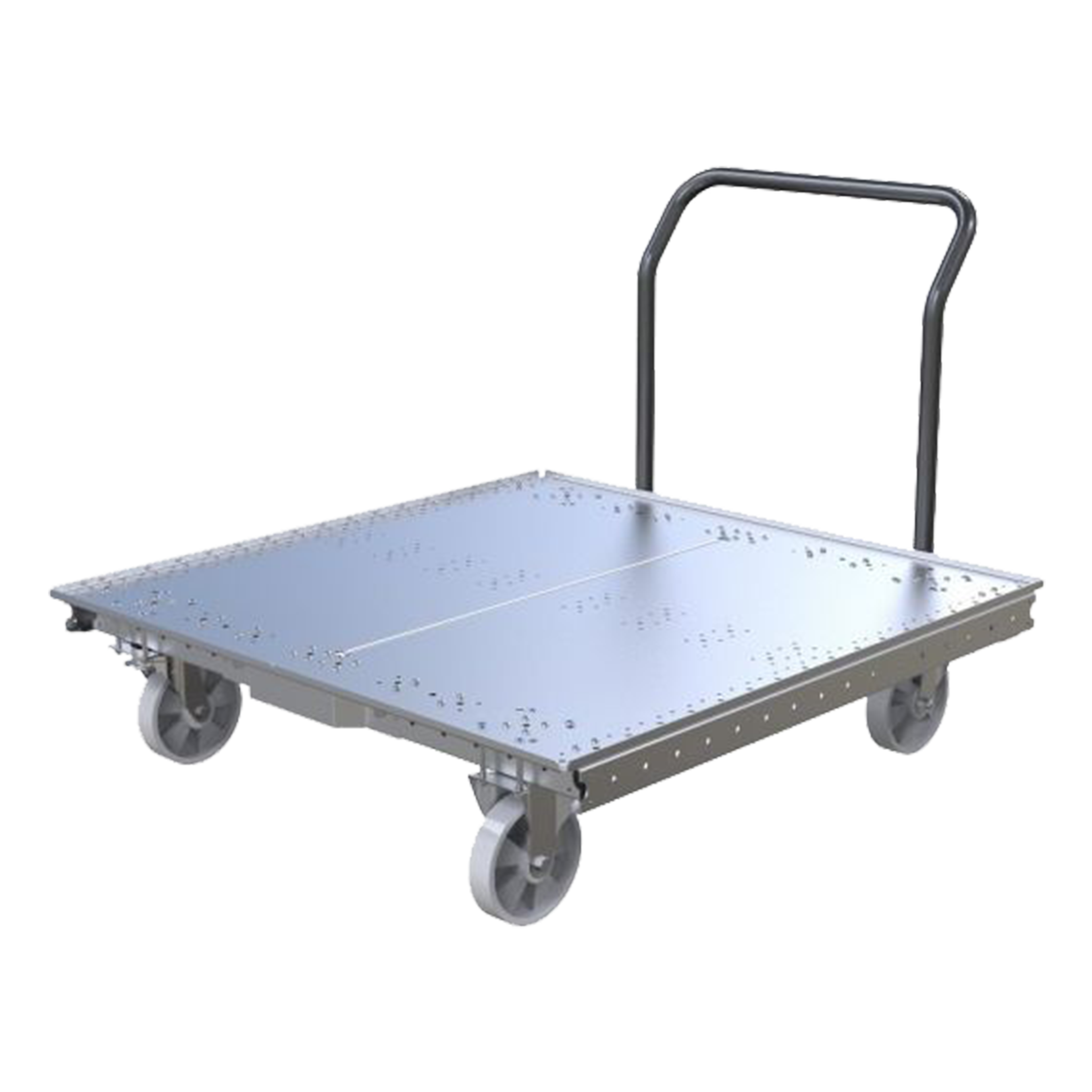 Pallet Cart with Removable Handle Bar 49 x 49 Inch