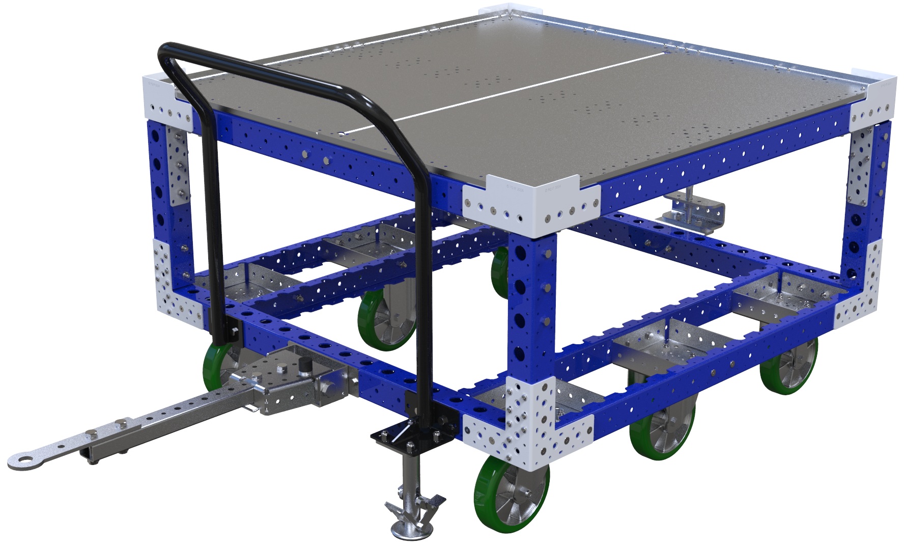 Two Level Tugger Cart - 1260 x 1260 mm