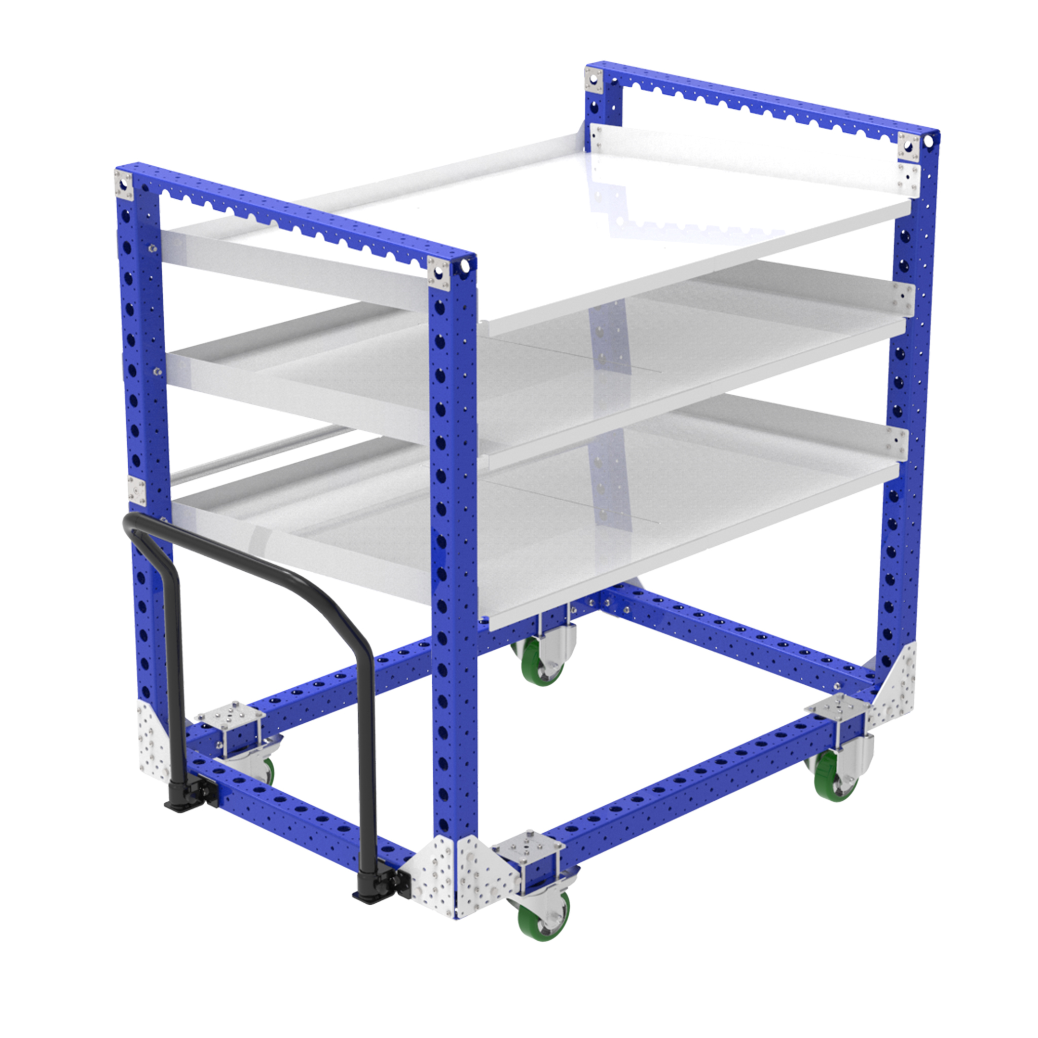 Carro de estante de flujo - 1050 x 1540 mm