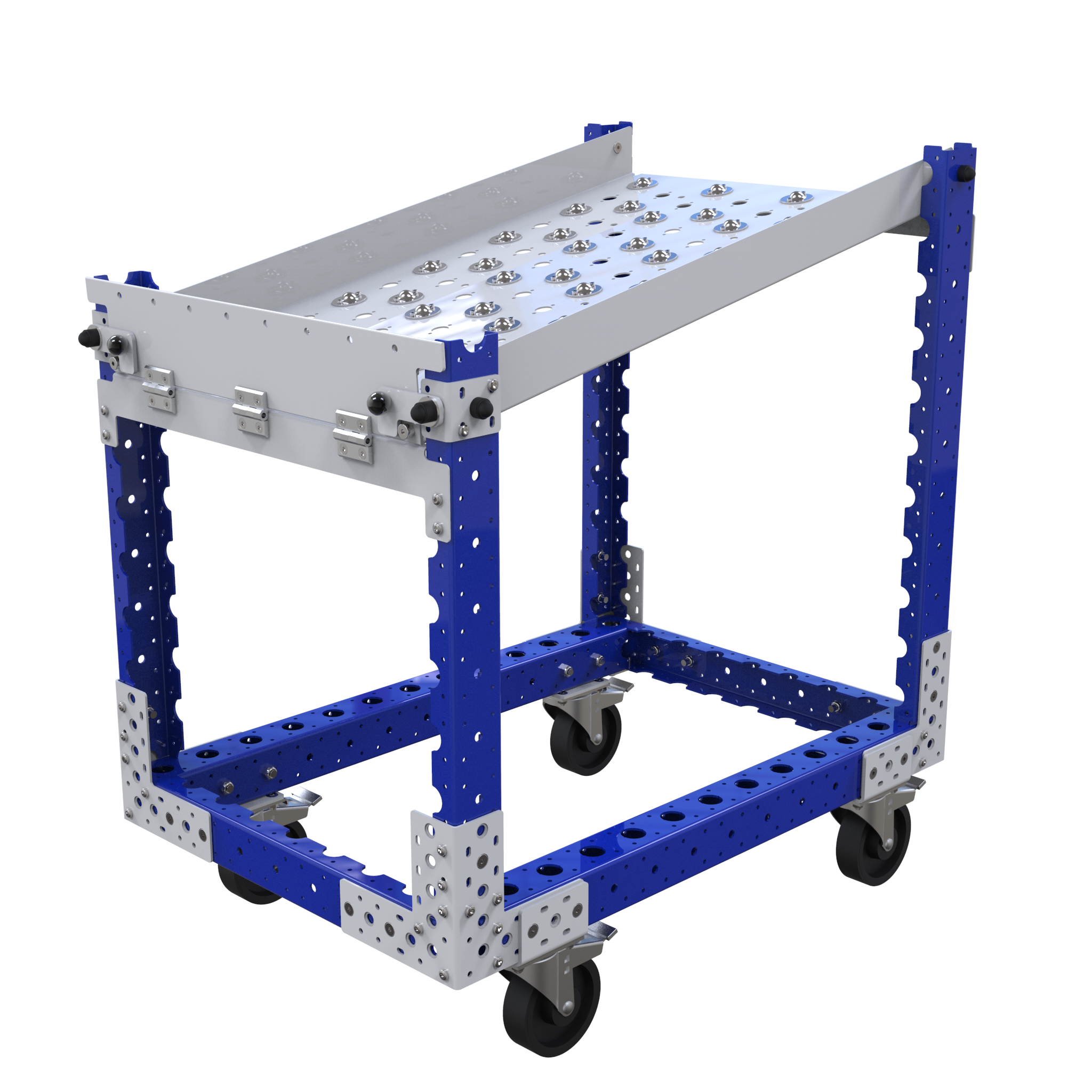 Ball roller table cart - 910 x 630 mm