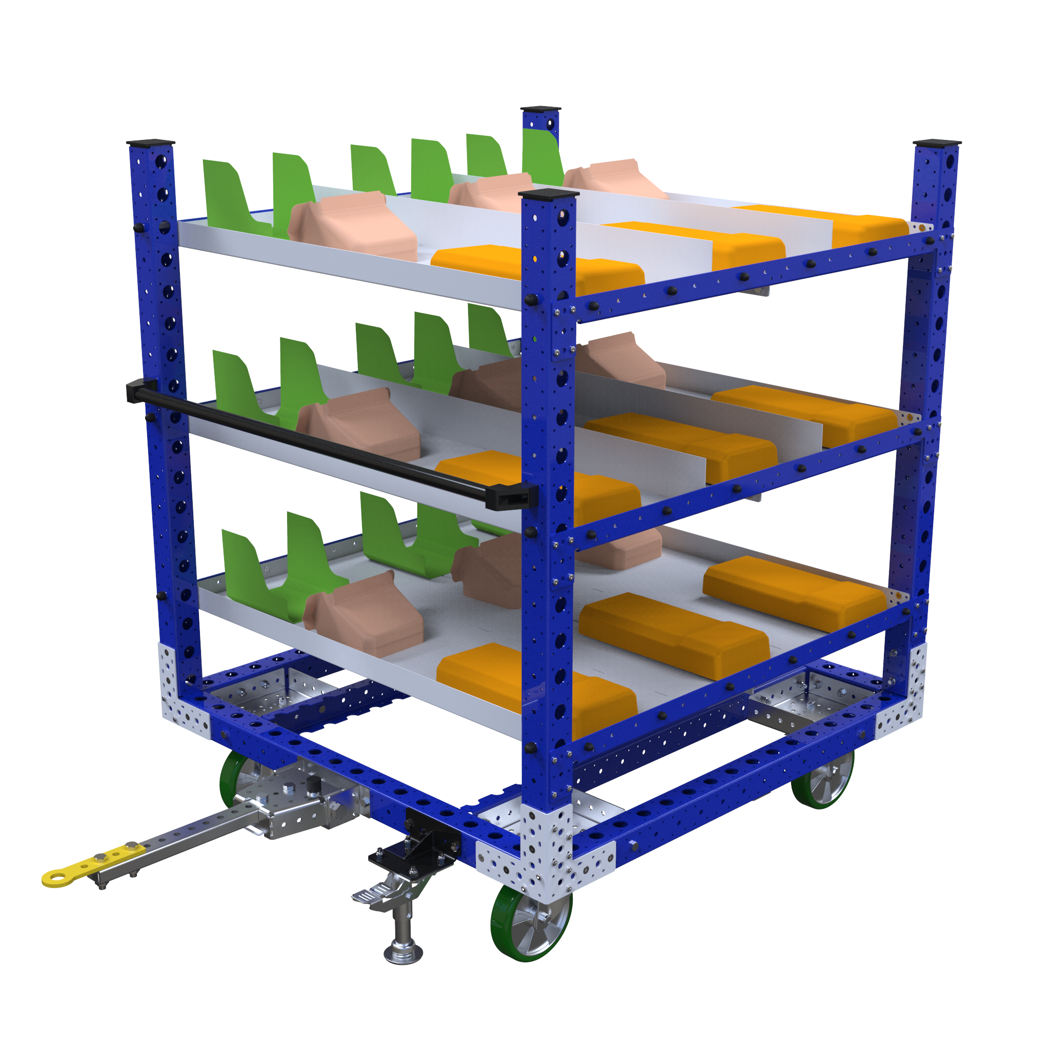 Flat shelf Cart - 1260 x 1260 mm-1