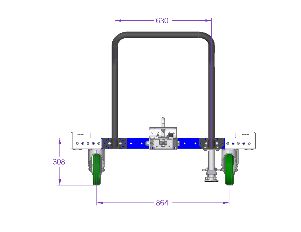 Carro remolcador -1260 x 1190 mm