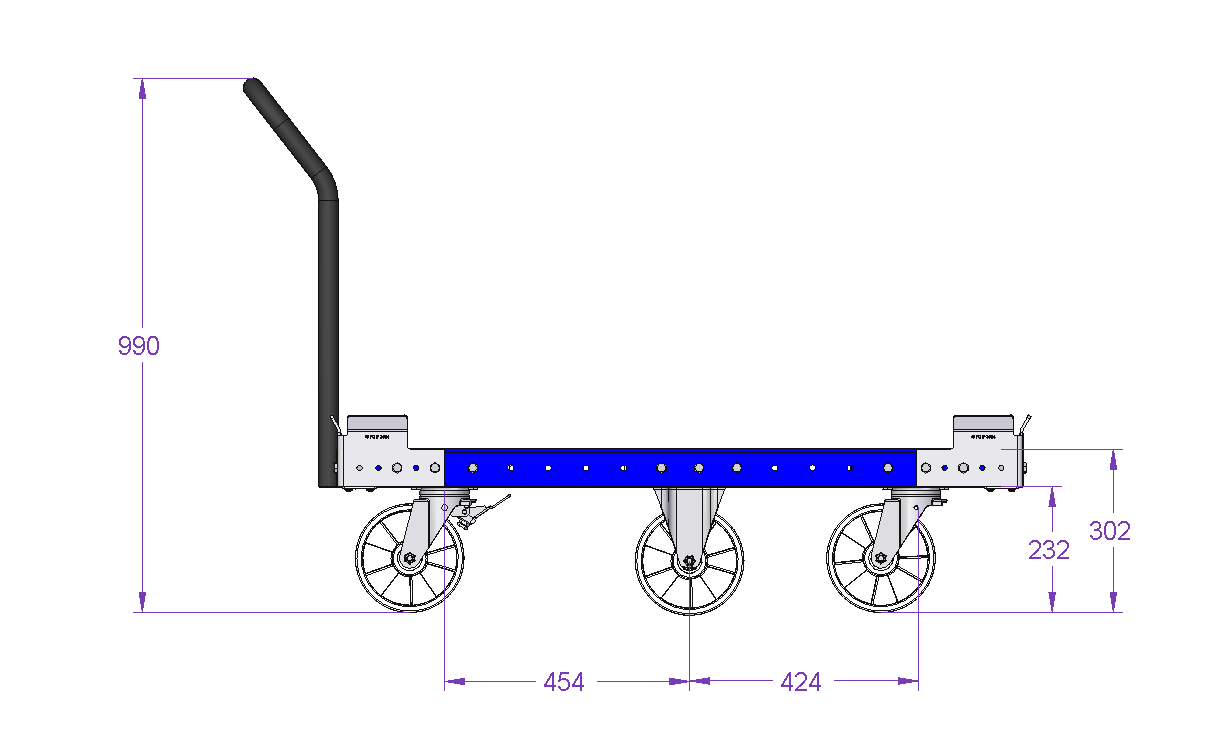 Container Cart 1260 x 1260 mm