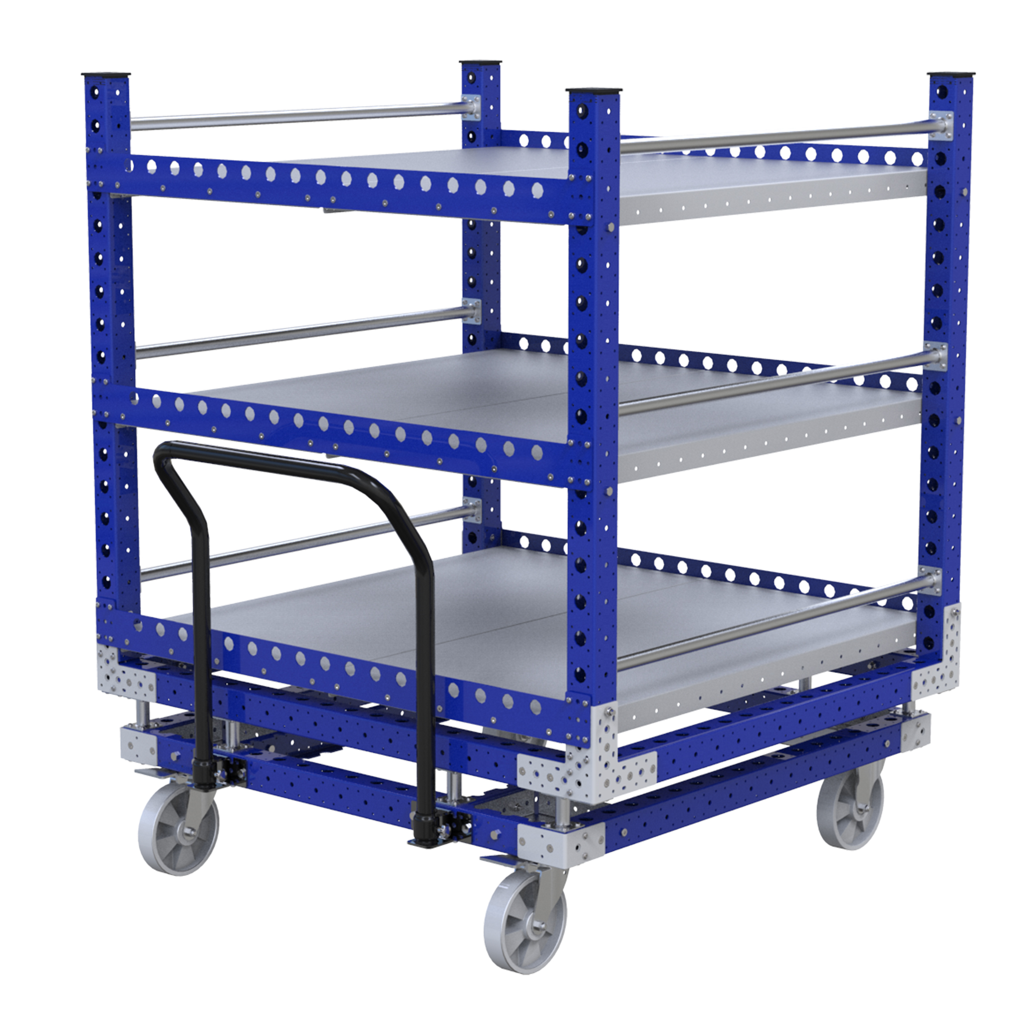 Carro con estante plano - 1260 x 1400 mm
