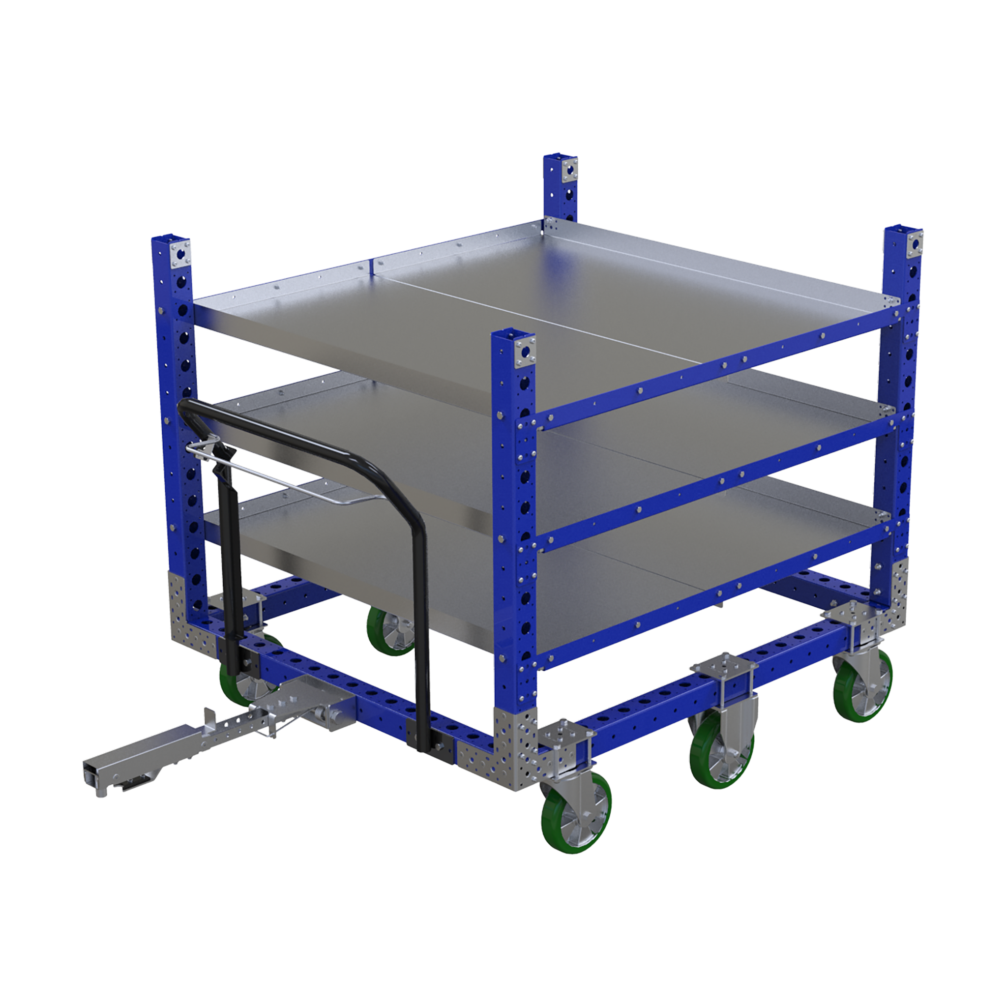 Carro con estante plano - 1400 x 1260 mm