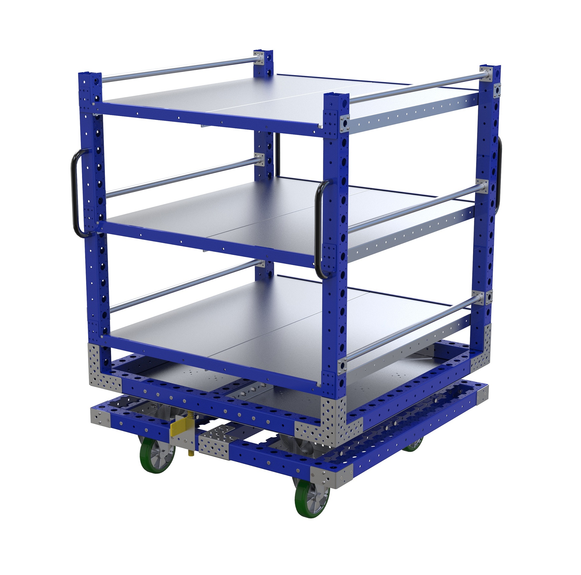 Modular & industrial material handling cart by FlexQube