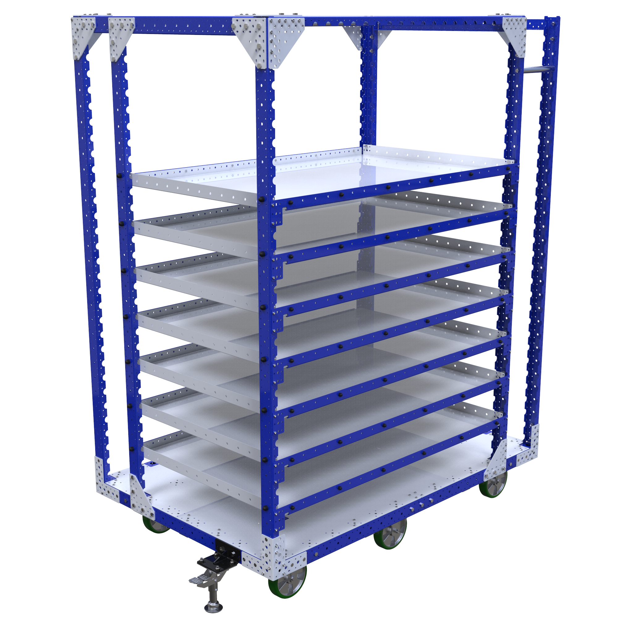 Carro con estante plano - 1890 x 1260 mm
