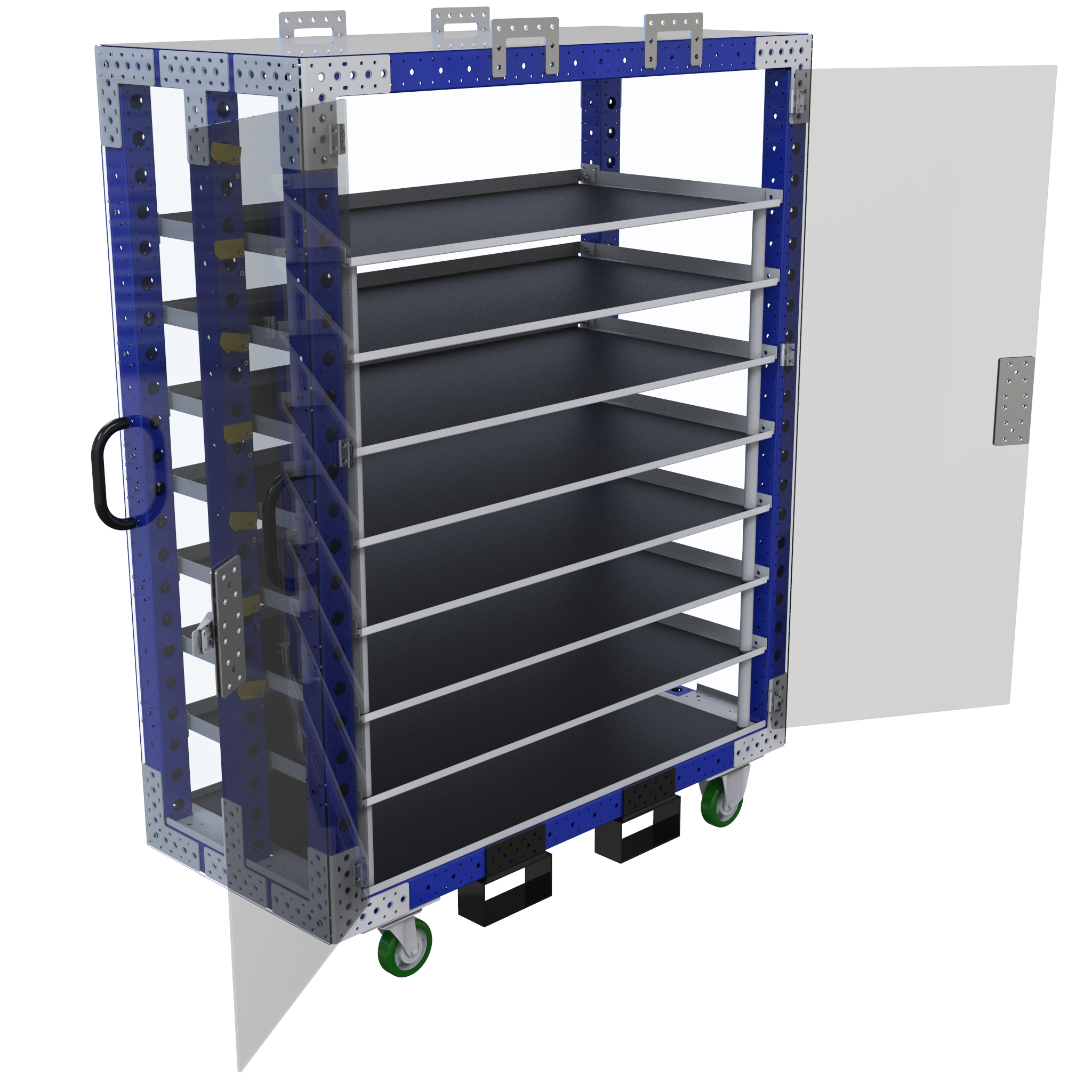 Flip-Up Shelf Cart – 1400 x 630 mm