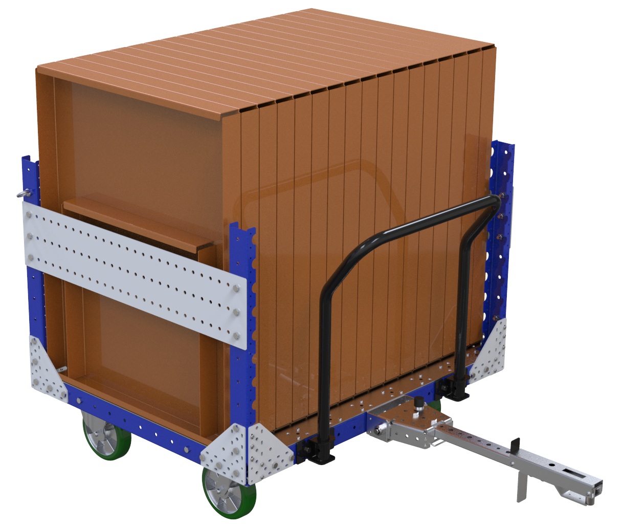 Modular & industrial material handling kit cart by FlexQube