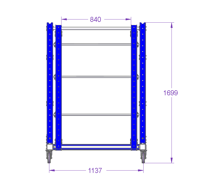 Hanging Cart For Reels - 1190 x 840 mm