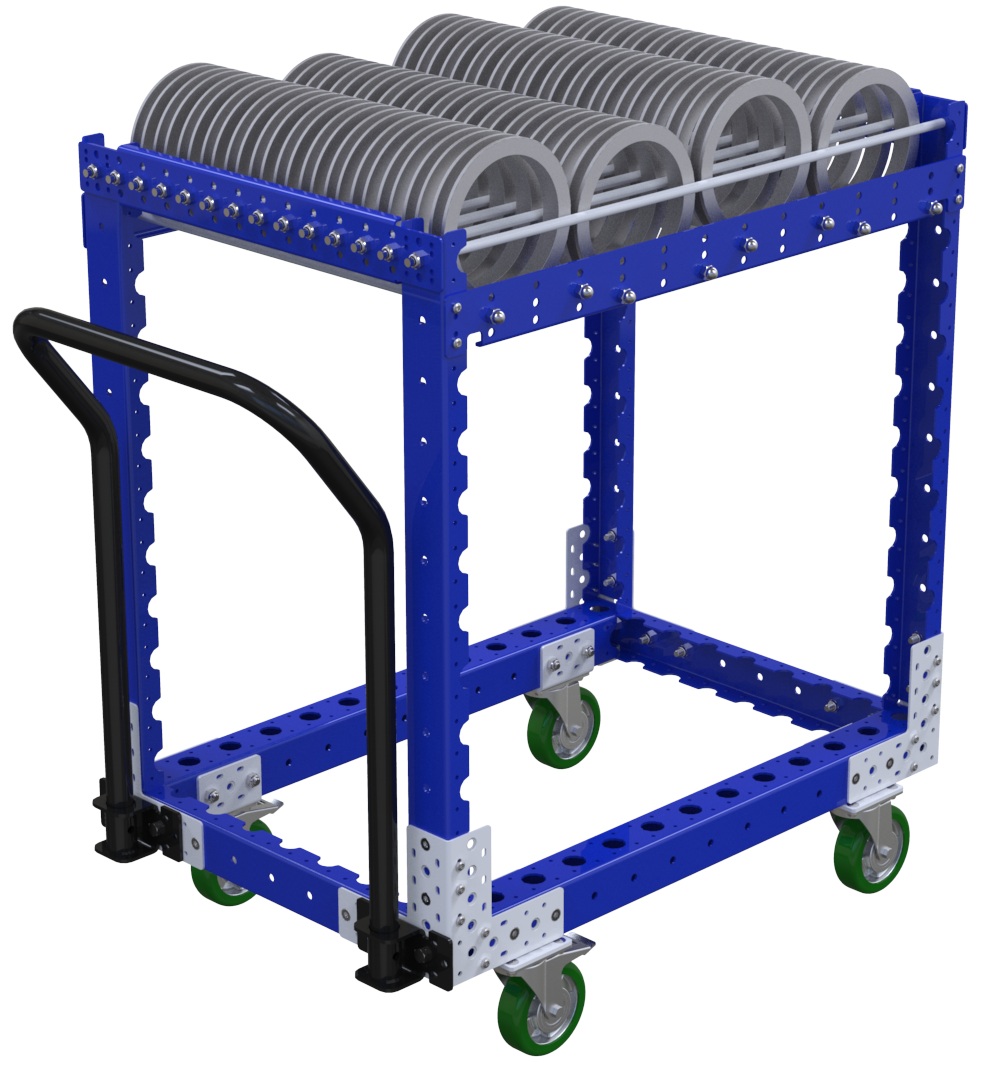 Modular & industrial material handling kit cart by FlexQube